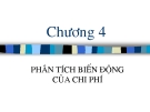 Bài giảng Kế toán quản trị: Chương 4 - TS. Lê Đình Trực