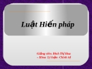 Bài giảng Pháp luật đại cương: Bài 9 - Ths. Đinh Thị Hoa