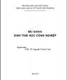 Bài giảng Sinh thái học công nghiệp: Chương 2 - PGS.TS. Nguyễn Thị Kim Thái