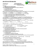 Đề thi thử Đại học lần 3 môn Vật lí năm 2008-2009 (Mã đề 803) - ĐH Sư phạm Hà Nội