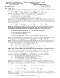 Đề thi thử Đại học lần 3 môn Vật lí năm 2009 (Mã đề 225) - THPT Chuyên Lê Hồng Phong