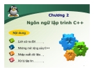 Bài giảng Lập trình hướng đối tượng: Chương 2 - ĐH Lạc Hồng