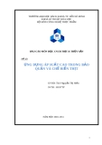 Báo cáo môn học CNCB Thịt & Thủy sản: Ứng dụng áp suất cao trong bảo quản và chế biến thịt