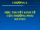 Bài giảng Lịch sử các học thuyết kinh tế: Chương 6 (tt)