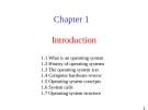 Lecture Operating System: Chapter 01 - University of Technology