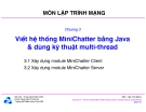 Bài giảng môn Lập trình mạng: Chương 3 - TS. Nguyễn Văn Hiệp