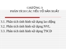 Bài giảng Chương 3: Phân tích các yếu tố sản xuất