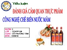 Bài tiểu luận: Đánh giá cảm quan sản phẩm nước mắm