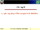 Bài giảng Chương II: Các phương pháp đếm và nguyên lý Dirichlet (Phần 2) - GVC ThS. Võ Minh Đức