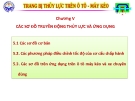 Bài giảng Trang bị thủy lực trên ôtô máy kéo: Chương IV - ĐH Kỹ thuật Công nghiệp Thái Nguyên