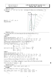 Lời giải đề thi thử Đại học 2011 môn Toán - Đề số 10
