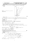 Lời giải đề thi thử Đại học 2011 môn Toán - Đề số 07