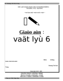 Giáo án Vật lý 6 - GV. Hoàng Thị Kim Trang