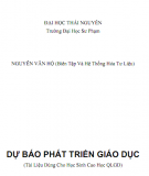 Dự báo Phát triển giáo dục: Phần 1 - Nguyễn Văn Hộ