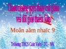 Bài giảng Âm nhạc 9: Tiết 6