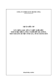 Dự án đầu tư: Xây dựng khu xử lý chất thải rắn sinh hoạt bằng công nghệ đốt BD-Anpha trên địa bàn huyện Tĩnh Gia, tỉnh Thanh Hóa