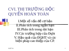 Bài giảng Kinh tế vi mô: Chương 6 - Thị trường độc quyền hoàn toàn (2)