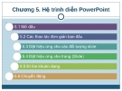 Bài giảng Tin 1: Chương 5 - ĐH Kinh doanh và Công nghệ Hà Nội