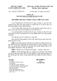 Thông tư Số: 14/2014/TT-BNNPTNT