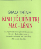 Giáo trình Kinh tế chính trị Mác - Lênin: Phần 1 - PGS.TS. Nguyễn Văn Hảo, PGS.TS. Nguyễn Đình Kháng (đồng chủ biên)