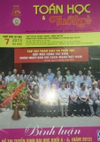 Tạp chí Toán học và tuổi trẻ số 433 tháng 7 năm 2013