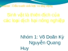 Đề tài: Sinh vật là thiên địch của các loại dịch hại nông nghiệp