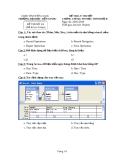 Đề thi chứng chỉ quốc gia tin học trình độ B: Đề thi A2