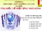 Tiểu luận Môi trường và con người: Tìm hiểu về hiệu ứng nhà kính