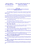 Thông tư Số: 26/2014/TT-BNNPTNT