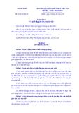 Nghị định Số: 20/2014/NĐ-CP