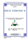 SKKN Tiếng Anh: Sử dụng đồ dùng trực quan để phát huy tính tích cực của học sinh
