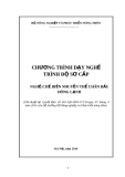 Chương trình dạy nghề trình độ sơ cấp nghề: Chế biến nhuyễn thể chân đầu đông lạnh