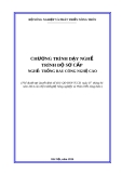 Chương trình dạy nghề trình độ sơ cấp nghề: Trồng rau công nghệ cao