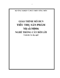 Giáo trình Tiêu thụ sản phẩm - MĐ06: Trồng cây bời lời