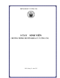 Sổ tay sinh viên: Chương trình chuyên khoa I Y tế công cộng