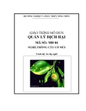 Giáo trình Quản lý dịch hại - MĐ04: Trồng cây có múi