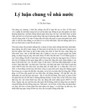 Lý luận chung về nhà nước - Lê Thị Bích Ngọc