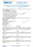 Chuyên đề LTĐH môn Sinh học: Phương pháp giải bài tập di truyền học người (phần 2)