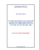 Luận văn thạc sĩ Sinh học: Xác định thành phần loài, sự phân bố và khả năng nhiễm virus viêm não Nhật Bản của một số loài muỗi Culex tại các tỉnh Tây Nguyên năm 2006-2009