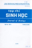 Tạp chí Sinh học: Tập 24 - Số 2 (Tháng 6 - 2002)