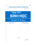 Tạp chí Sinh học: Tập 23 - Số 4 (Tháng 12 - 2001)