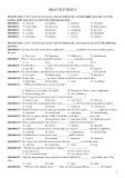 Đại học môn Tiếng Anh: Practice test 8