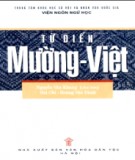 Hệ thống từ điển Mường - Việt: Phần 1