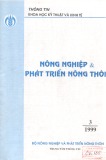 Tạp chí Nông nghiệp & Phát triển Nông thôn - Số 3/1999