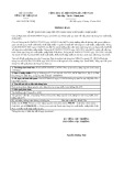 Thông báo 15183/TB-TCHQ năm 2014