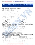 Luyện thi ĐH môn Hóa học 2015: Nâng cao-Lý thuyết trọng tâm về Amin-Aminoaxit (Phần 2)