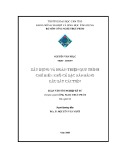 Luận văn tốt nghiệp kỹ sư: Xây dựng và hoàn thiện quy trình chế biến khô cá sặc rằn bằng lều sấy cải tiến - ĐH Cần Thơ