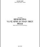 Giáo trình Dinh dưỡng và vệ sinh an toàn thực phẩm: Phần 2 - ĐH Y khoa