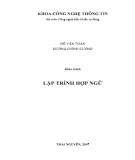 Giáo trình Lập trình hợp ngữ: Phần 2 - Đỗ Văn Toàn, Dương Chính Cương