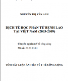 Tóm tắt Luận án Tiến sĩ Y tế công cộng: Dịch tễ học phân tử bệnh lao tại Việt Nam (2003 - 2009)